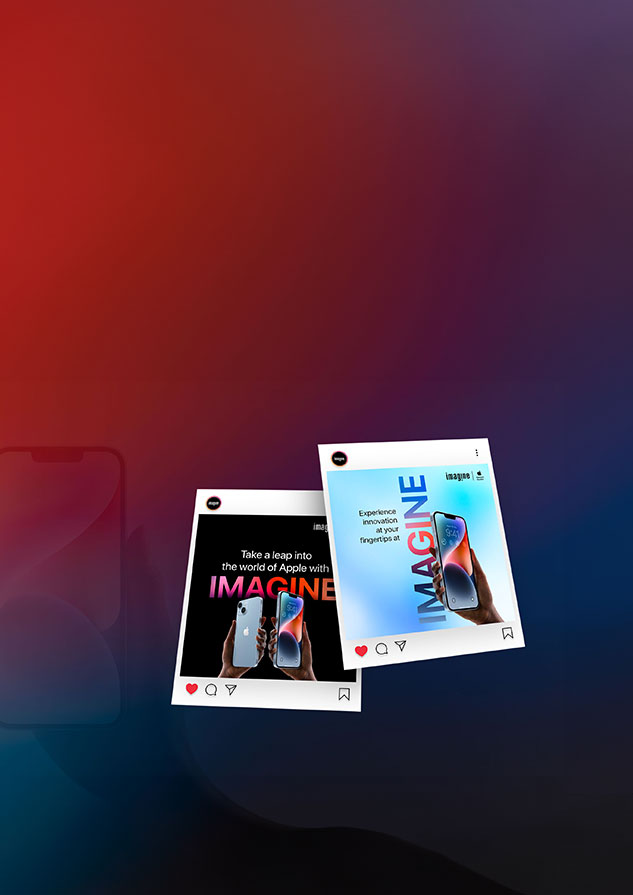 Apple Imagine Store Social Media Posts & Ads