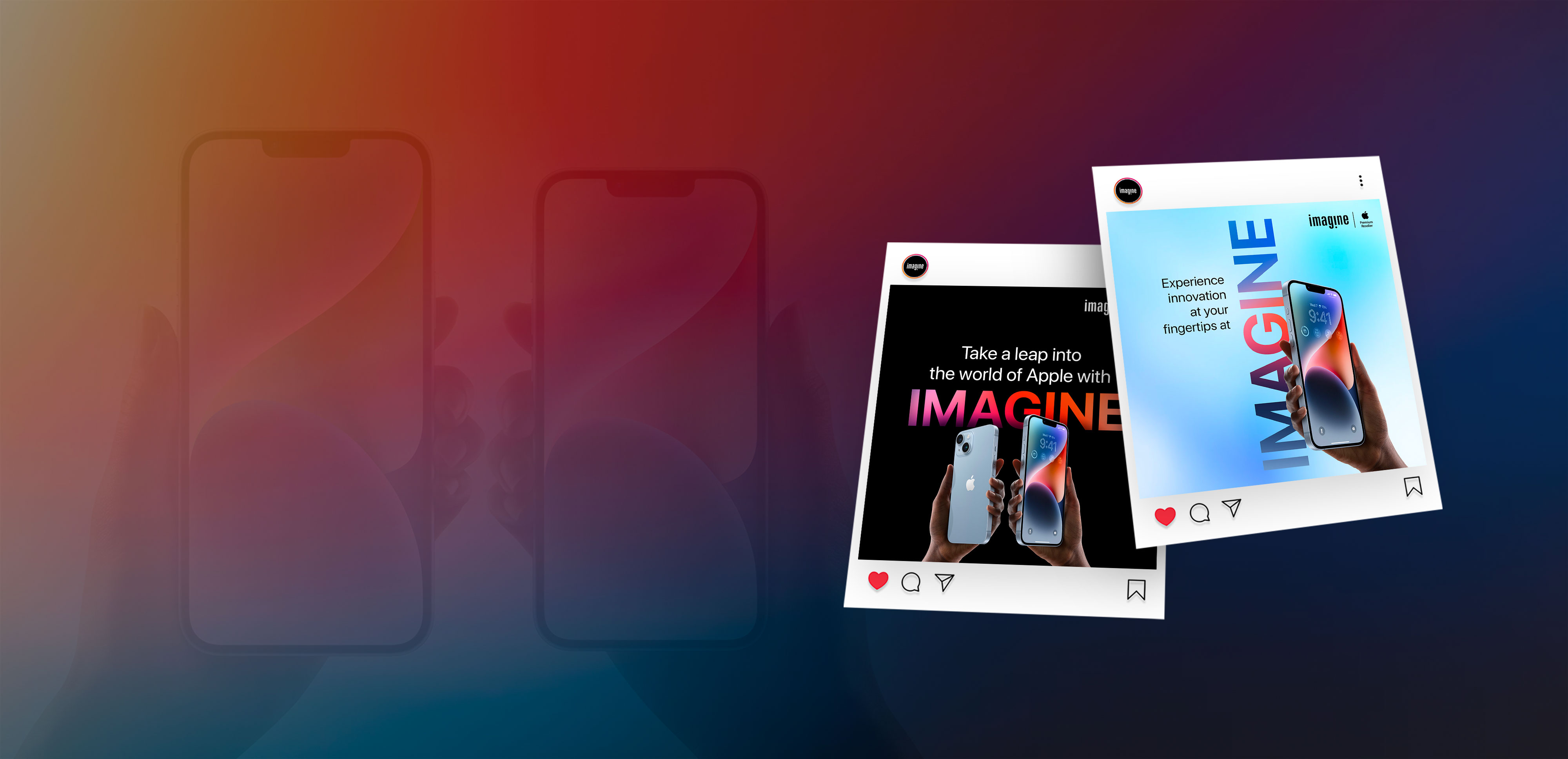 Apple Imagine Store Social Media Posts & Ads